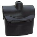 Pinpoint Lobby Pro Upright Dust Pan w/Cover 12 1/2&apos;&apos;W Plastic Pan/Metal Handle Black PI2524463